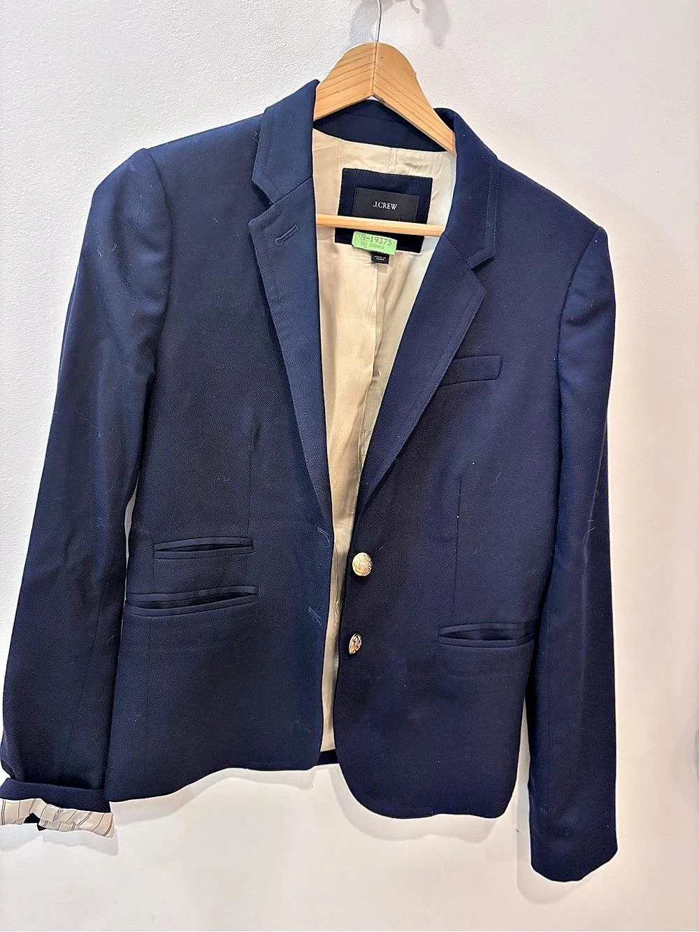 J.Crew Schoolboy Blazer Wool Blue Size 2T